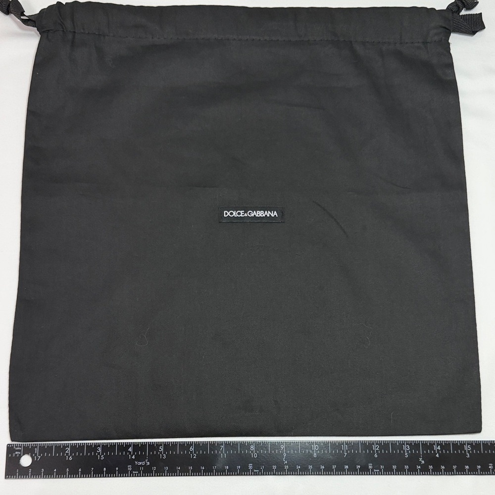 Dolce & Gabbana‎ Classic Black Drawstring Dust bag